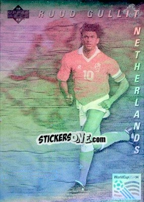 Sticker Ruud Gullit - World Cup USA 1994. Preview English/German - Upper Deck