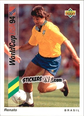 Sticker Renato - World Cup USA 1994. Preview English/German - Upper Deck