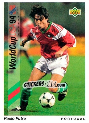Sticker Paulo Futre - World Cup USA 1994. Preview English/German - Upper Deck