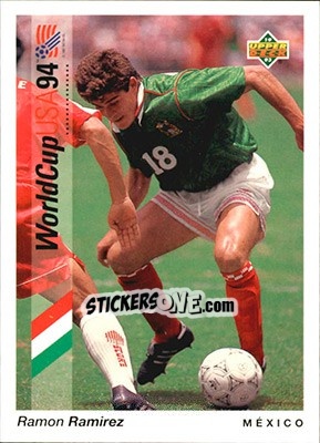 Sticker Ramon Ramirez - World Cup USA 1994. Preview English/German - Upper Deck