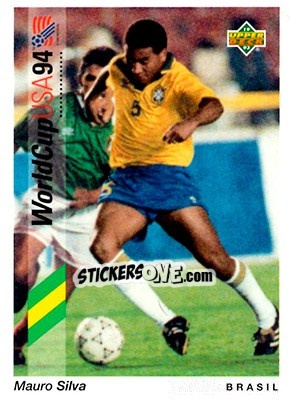 Sticker Mauro Silva - World Cup USA 1994. Preview English/German n. 73 - Upper Deck