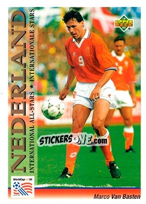 Figurina Marco Van Basten - World Cup USA 1994. Preview English/German - Upper Deck