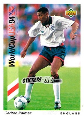 Sticker Carlton Palmer - World Cup USA 1994. Preview English/German n. 169 - Upper Deck