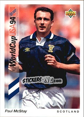 Sticker Paul McStay - World Cup USA 1994. Preview English/German n. 170 - Upper Deck