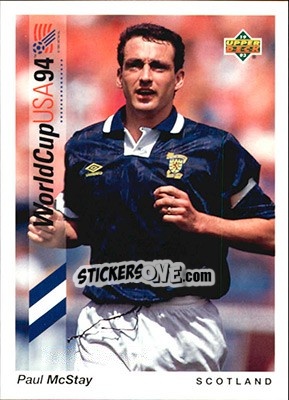 Cromo Paul McStay - World Cup USA 1994. Preview English/German - Upper Deck