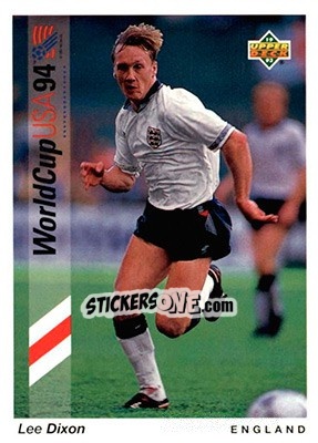 Sticker Lee Dixon - World Cup USA 1994. Preview English/German - Upper Deck