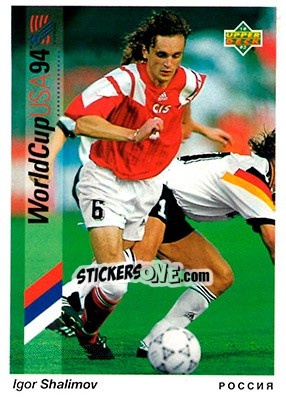 Sticker Igor Shalimov - World Cup USA 1994. Preview English/German - Upper Deck