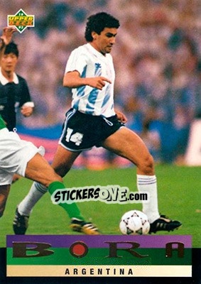 Sticker Argentina - World Cup USA 1994. Preview English/German - Upper Deck