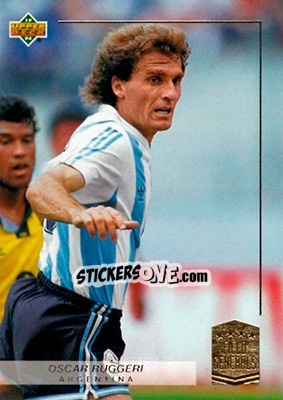 Sticker Oscar Ruggeri - World Cup USA 1994. Preview English/German n. C1 - Upper Deck