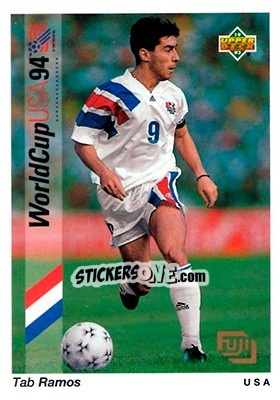 Sticker Tab Ramos - World Cup USA 1994. Preview English/German n. F10 - Upper Deck
