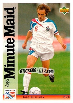 Sticker Igor Shalimov - World Cup USA 1994. Preview English/German n. P7 - Upper Deck