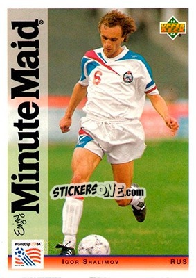 Sticker Igor Shalimov - World Cup USA 1994. Preview English/German - Upper Deck