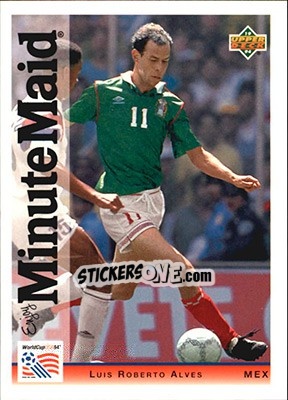 Figurina Luis Roberto Alves - World Cup USA 1994. Preview English/German n. P20 - Upper Deck