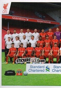 Sticker Team - Liverpool FC 2014-2015 n. 2 - Panini