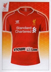 Sticker Home Kit - Liverpool FC 2014-2015 - Panini