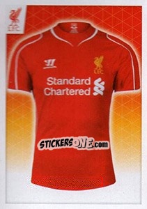 Sticker Home Kit - Liverpool FC 2014-2015 n. 4 - Panini