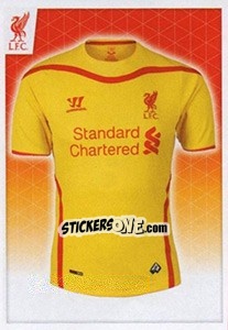 Sticker Away Kit - Liverpool FC 2014-2015 - Panini