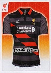 Figurina Third Kit - Liverpool FC 2014-2015 - Panini