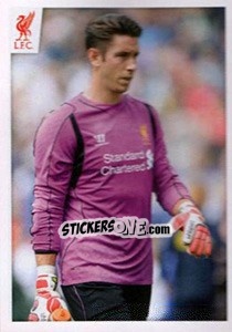 Figurina Brad Jones - Liverpool FC 2014-2015 n. 8 - Panini