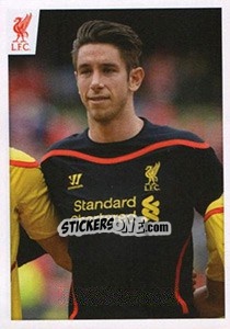Sticker Brad Jones - Liverpool FC 2014-2015 n. 9 - Panini