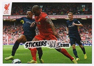 Sticker Glen Johnson - Liverpool FC 2014-2015 n. 16 - Panini