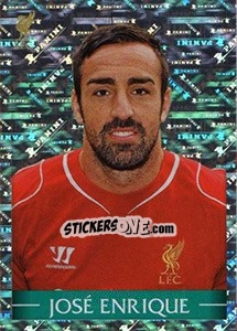 Sticker José Enrique - Liverpool FC 2014-2015 n. 17 - Panini
