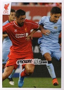 Sticker José Enrique - Liverpool FC 2014-2015 n. 18 - Panini