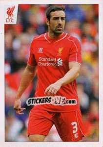 Sticker José Enrique - Liverpool FC 2014-2015 - Panini