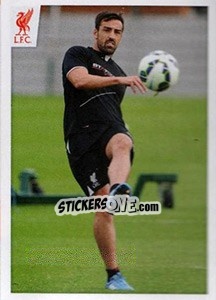 Sticker José Enrique - Liverpool FC 2014-2015 n. 21 - Panini