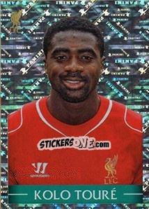 Sticker Kolo Touré - Liverpool FC 2014-2015 n. 22 - Panini