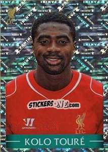 Figurina Kolo Touré - Liverpool FC 2014-2015 - Panini