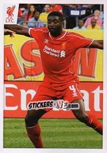 Sticker Kolo Touré - Liverpool FC 2014-2015 n. 23 - Panini
