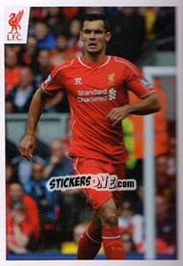 Sticker Dejan Lovren - Liverpool FC 2014-2015 n. 28 - Panini