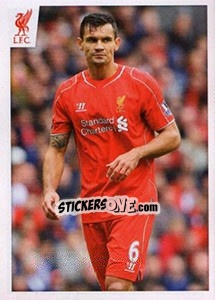 Sticker Dejan Lovren - Liverpool FC 2014-2015 n. 29 - Panini