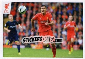 Sticker Dejan Lovren - Liverpool FC 2014-2015 n. 30 - Panini