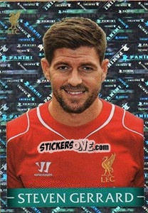 Sticker Steven Gerrard - Liverpool FC 2014-2015 n. 32 - Panini