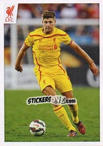 Sticker Steven Gerrard - Liverpool FC 2014-2015 n. 34 - Panini