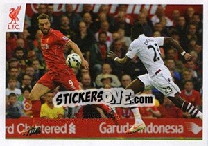 Sticker Rickie Lambert - Liverpool FC 2014-2015 n. 40 - Panini