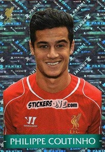 Cromo Philippe Coutinho - Liverpool FC 2014-2015 - Panini