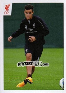 Sticker Philippe Coutinho - Liverpool FC 2014-2015 - Panini