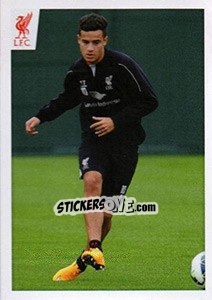 Sticker Philippe Coutinho - Liverpool FC 2014-2015 n. 45 - Panini