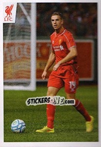 Sticker Jordan Henderson - Liverpool FC 2014-2015 n. 48 - Panini