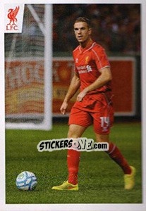 Sticker Jordan Henderson - Liverpool FC 2014-2015 - Panini