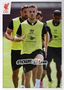 Sticker Jordan Henderson - Liverpool FC 2014-2015 - Panini