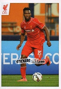 Sticker Daniel Sturridge - Liverpool FC 2014-2015 n. 53 - Panini