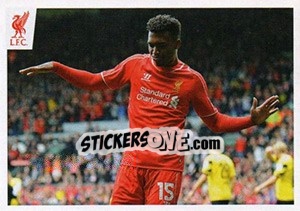 Sticker Daniel Sturridge - Liverpool FC 2014-2015 n. 56 - Panini