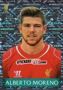 Sticker Alberto Moreno - Liverpool FC 2014-2015 n. 62 - Panini