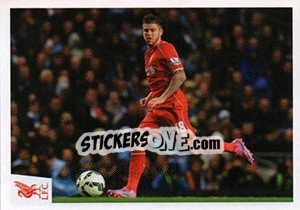 Figurina Alberto Moreno - Liverpool FC 2014-2015 - Panini