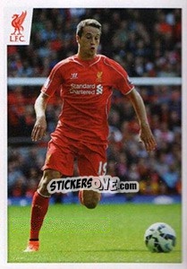 Sticker Javier Manquillo - Liverpool FC 2014-2015 n. 68 - Panini