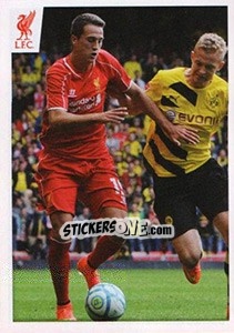 Sticker Javier Manquillo - Liverpool FC 2014-2015 n. 69 - Panini